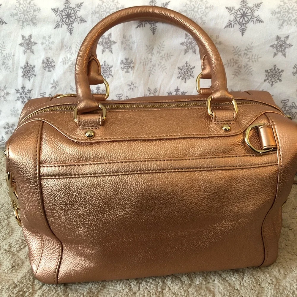 Rebecca Minkoff MAB Mini Satchel in Rosegold - Picture 10 of 17